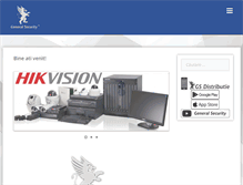 Tablet Screenshot of generalsecurity.ro